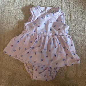 Carters Lilac Pretty Romper One Piece